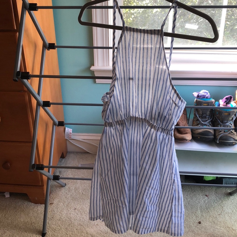 Blue/White stripe sundress